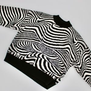 NWOT- Cotton On Black and White Women's Sweater in Small
